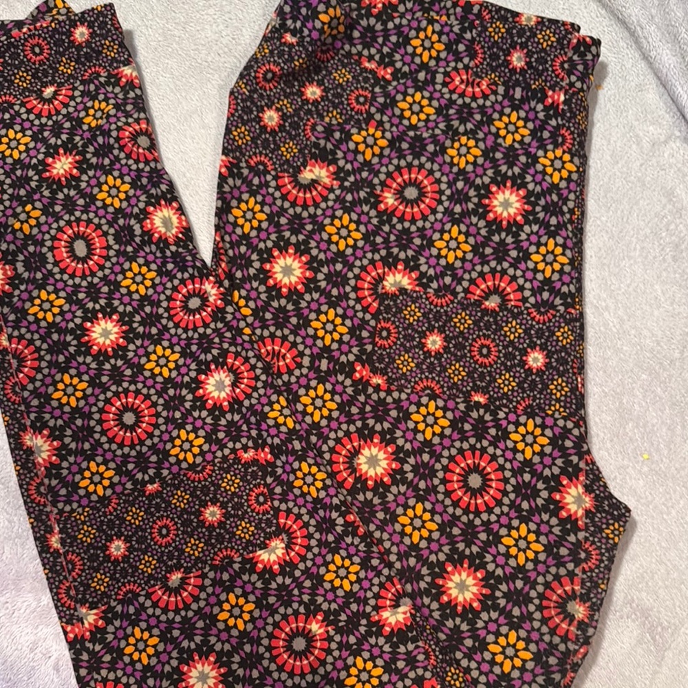 Colorful Geometric Patterned Pants